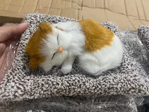 Dashboard Fur Sleeping Cat Toy
