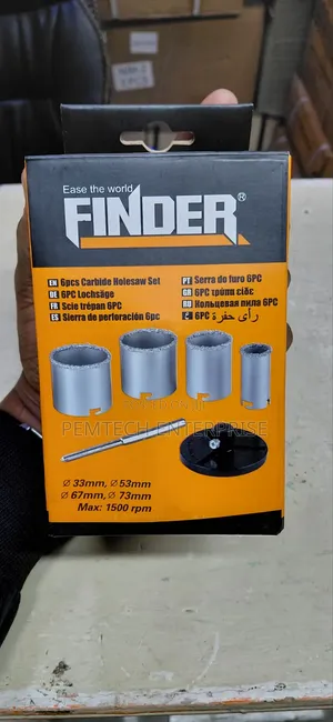 6-Piece Carbide Hole Saw Set
