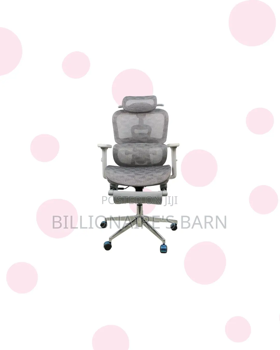 Practical AeroFlex Grey Mesh Executive Chair | Daily Office Comfort