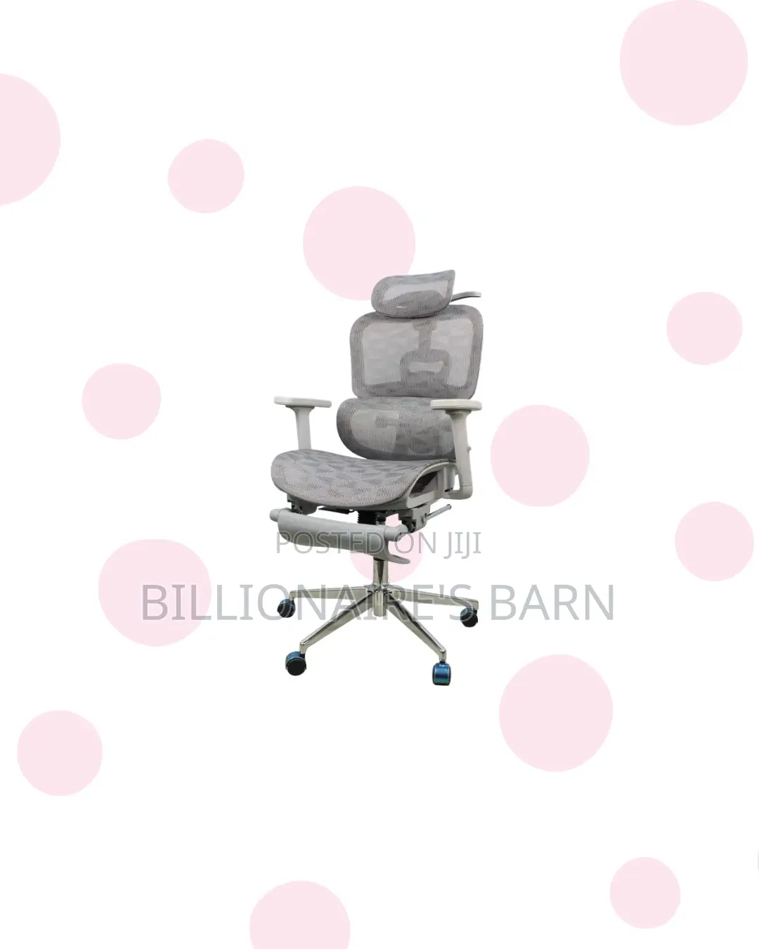 Practical AeroFlex Grey Mesh Executive Chair | Daily Office Comfort