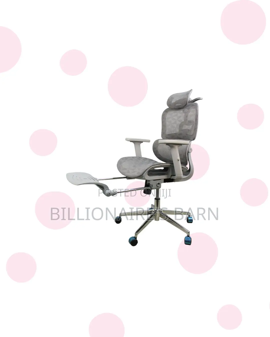 Practical AeroFlex Grey Mesh Executive Chair | Daily Office Comfort