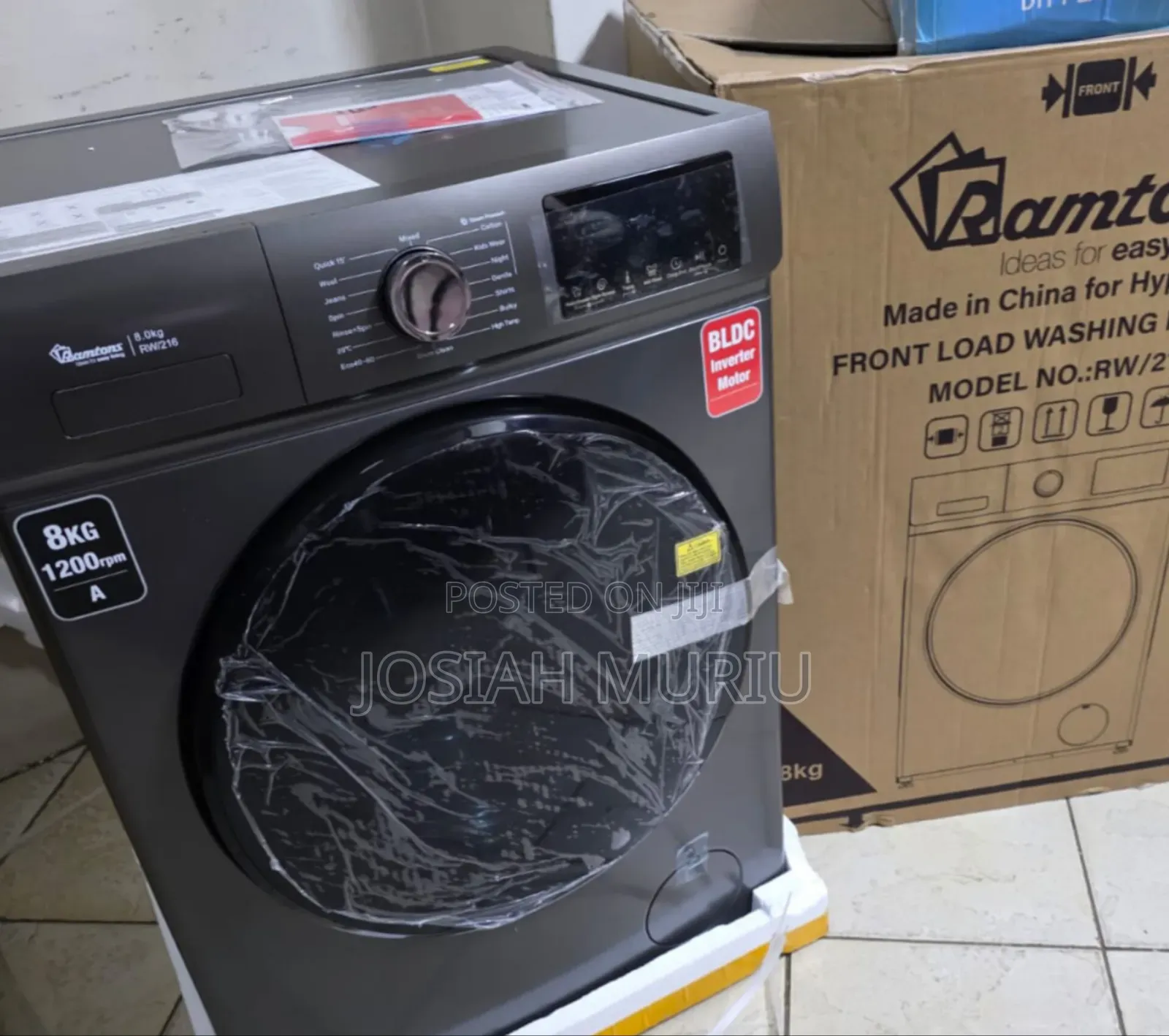 8kg Ramtons Heavy Duty Washing Machine