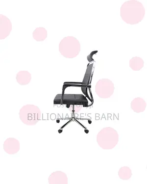 Black Quilted Executive Chair Headrest | Daily Office Comfort