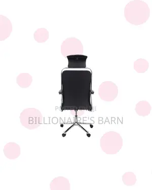 Black Quilted Executive Chair Headrest | Daily Office Comfort