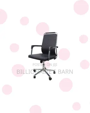 Practical Black Quilted Executive Swivel Chair | Daily Office Comfort