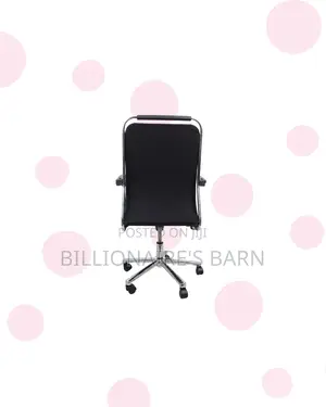 Practical Black Quilted Executive Swivel Chair | Daily Office Comfort