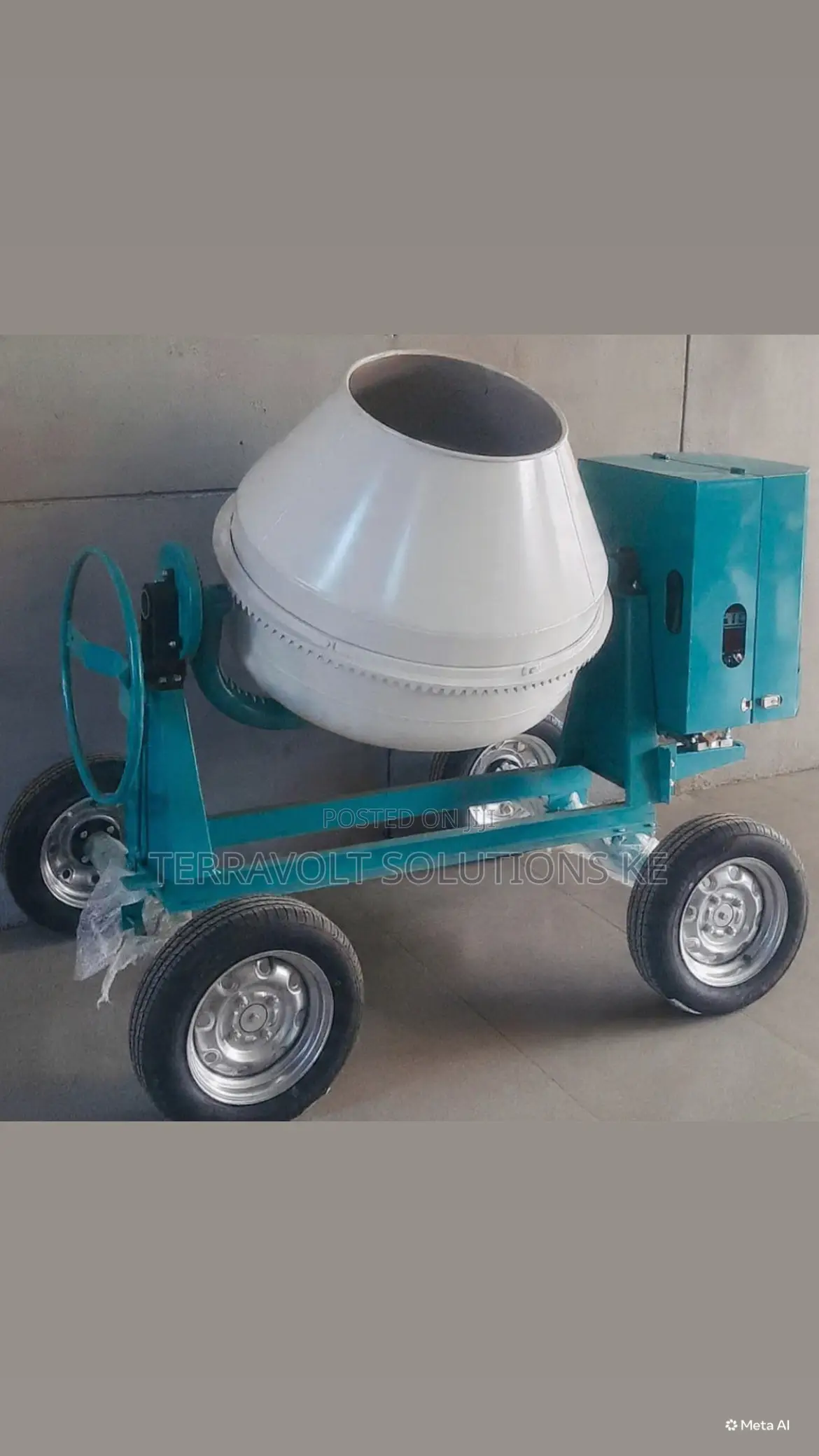 500l Aico Concrete Mixer With 10hp Diesel Engine
