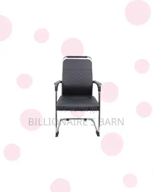 Practical Black Quilted Executive Visitor Chair | Daily Office Comfort