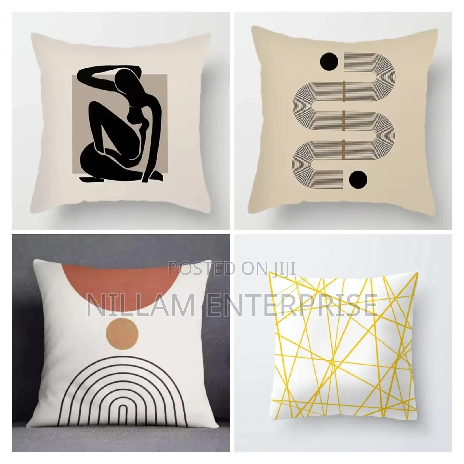 Abstract Decorative Throw Pillow Covers.