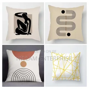 Abstract Decorative Throw Pillow Covers.