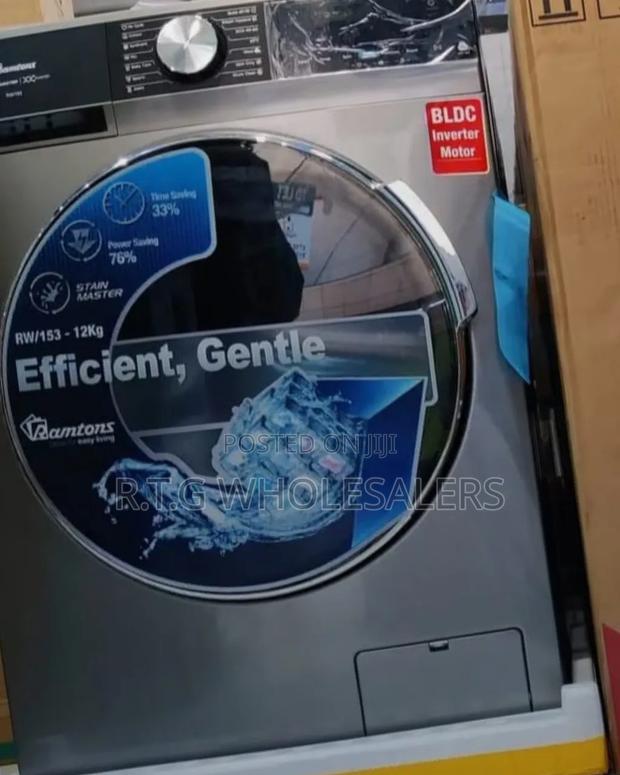 Ramtons 12KG Front Load Fully Automatic Washer – RW/218 - thumbnail 2