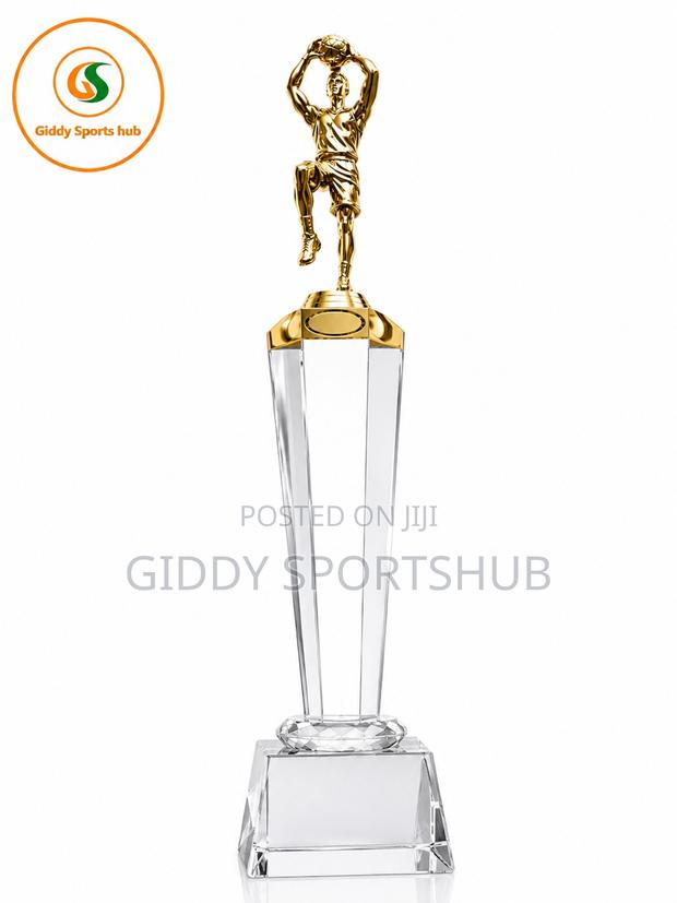 Premium Crystal Basketball Champion Trophy Award