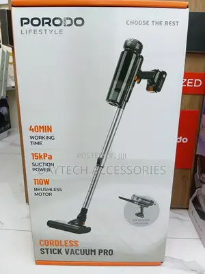 Porodo 2-in-1 Handheld Cordless Stick Vacuum Cleaner Pro