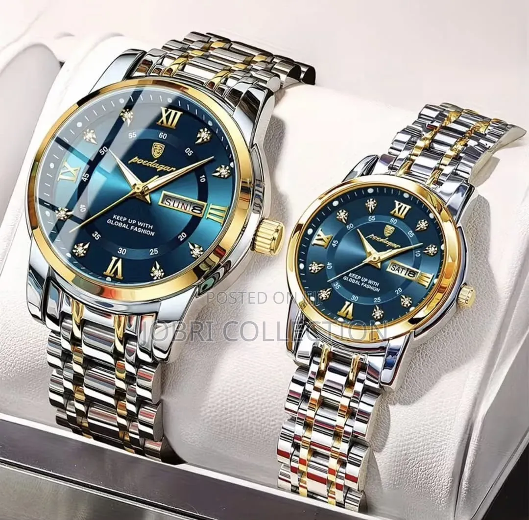 Stainless Steel Poedagar Couple Watches