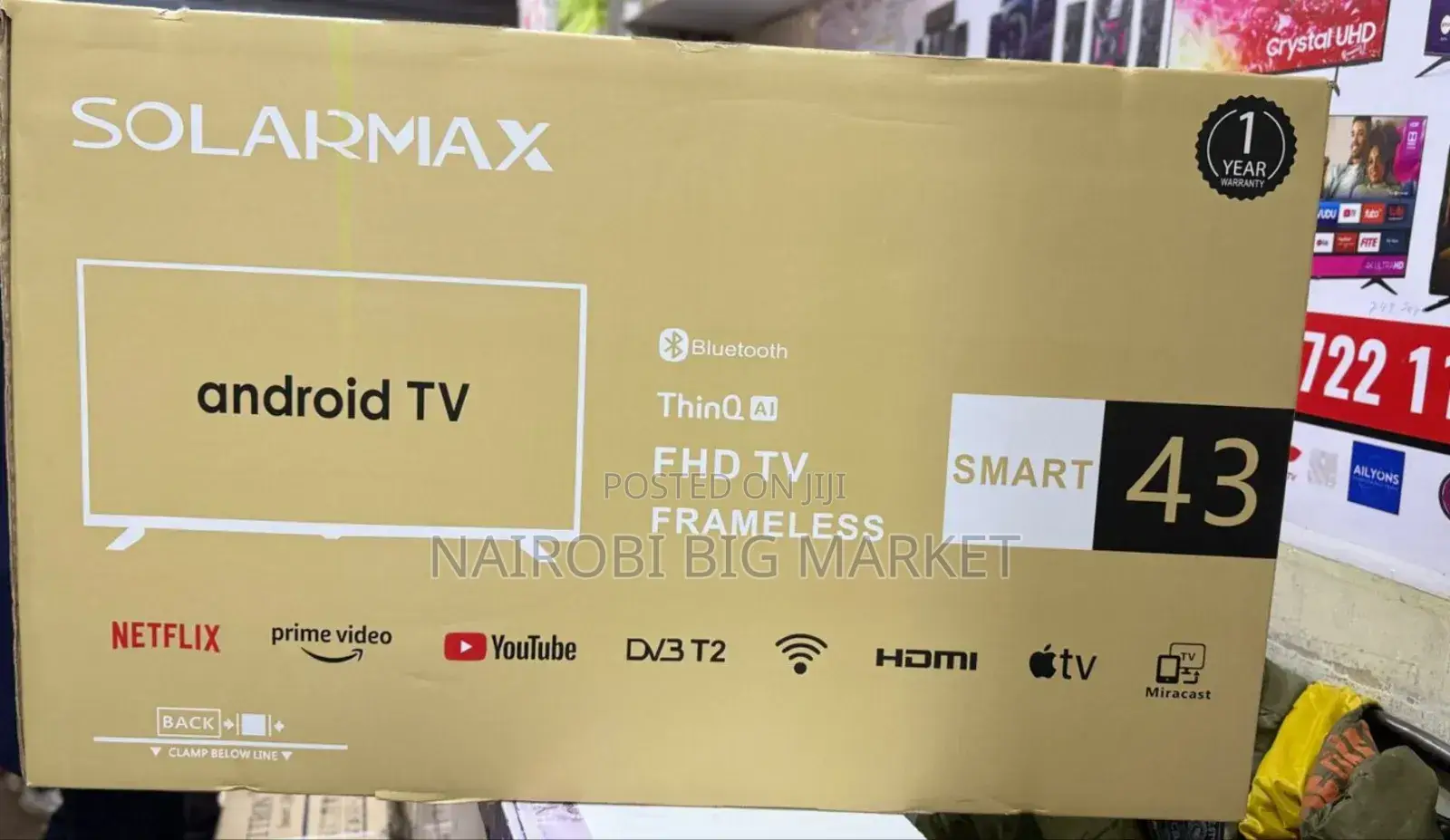 Thin Q Solarmax 43 Inch Qled TV