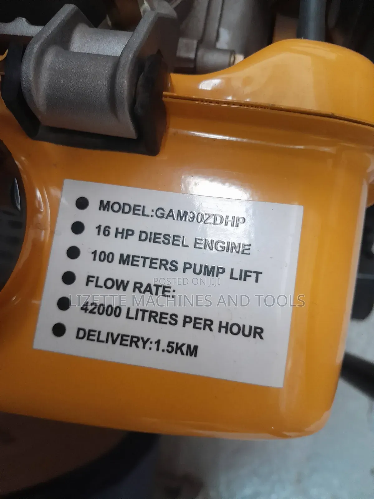 Rhino 16hp High Pressure Diesel Water 100m Head