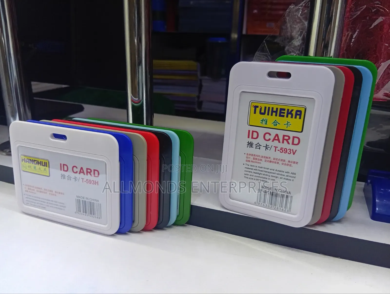 Coloured Plastic Name Badge/Name Card Holder