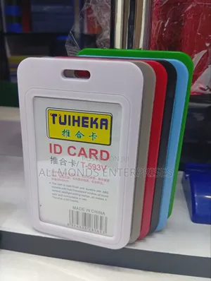 Coloured Plastic Name Badge/Name Card Holder
