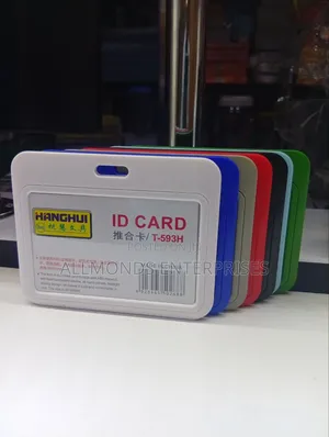 Coloured Plastic Name Badge/Name Card Holder