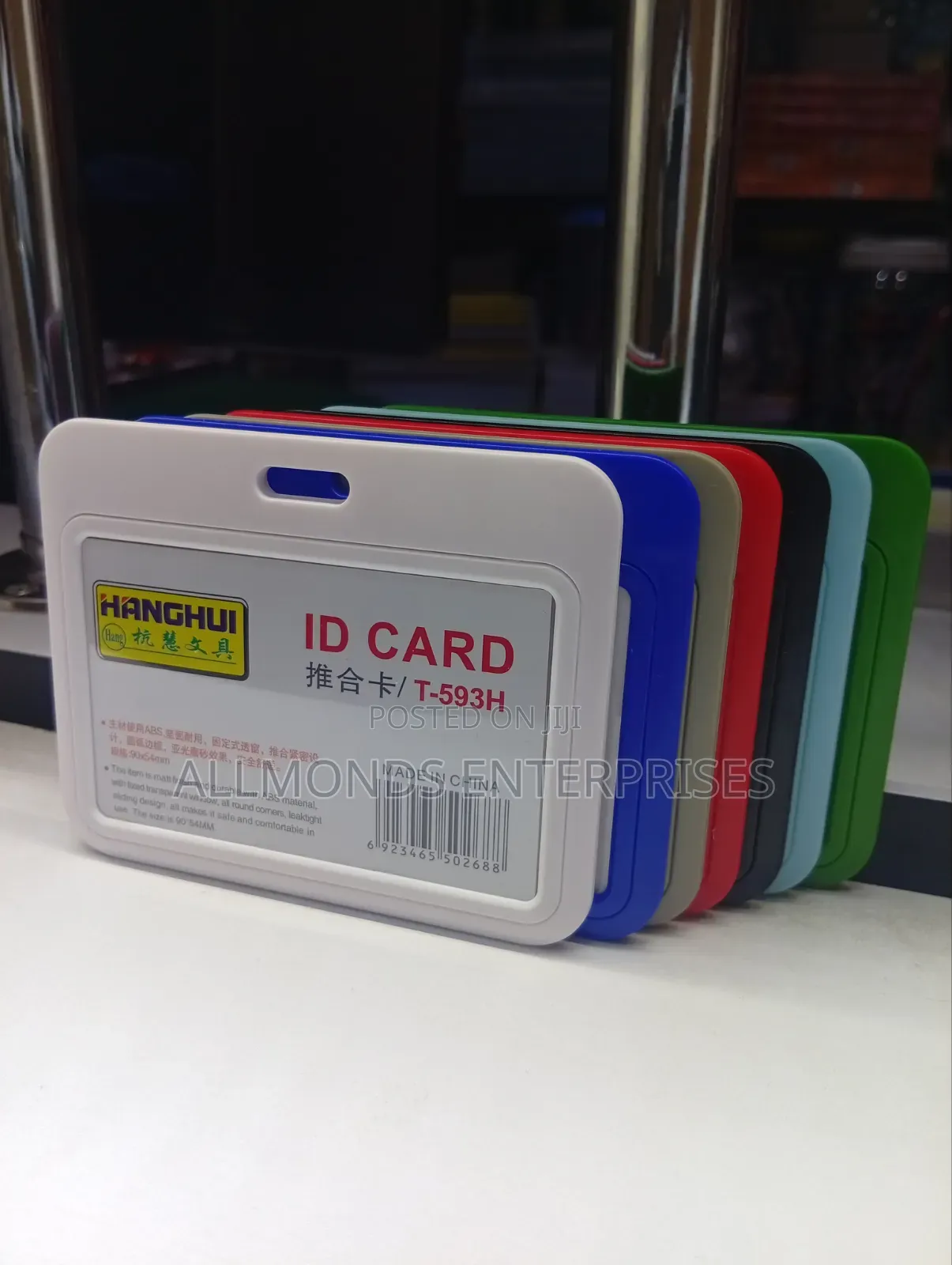 Coloured Plastic Name Badge/Name Card Holder