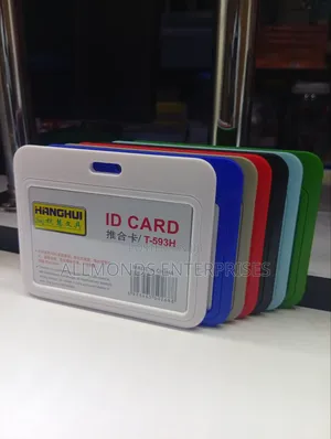 Coloured Plastic Name Badge/Name Card Holder