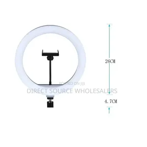 12 Inch LED Ring Fill Light With Adjustable Tripod Stand