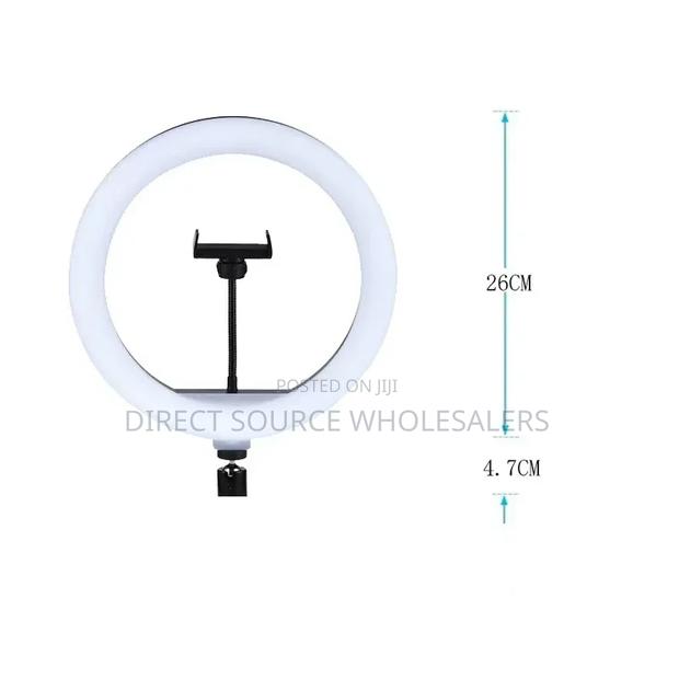 12 Inch LED Ring Fill Light With Adjustable Tripod Stand - thumbnail 2