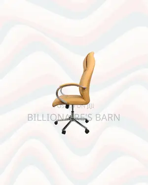 Practical Orange Quilted Executive Office Chair | Daily Office Comfort
