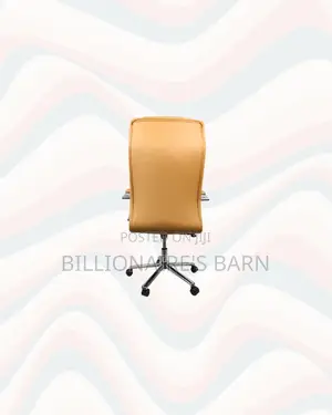 Practical Orange Quilted Executive Office Chair | Daily Office Comfort