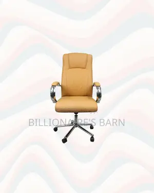 Practical Orange Quilted Executive Office Chair | Daily Office Comfort