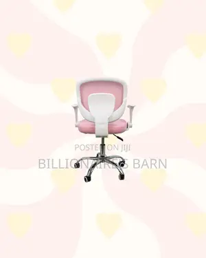 Practical Pink Mesh Office Chair | Focused Work Sessions