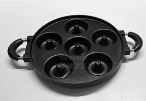 High-Quality Die-Cast Non-Stick 7-Slot Donut Pan – Pm
