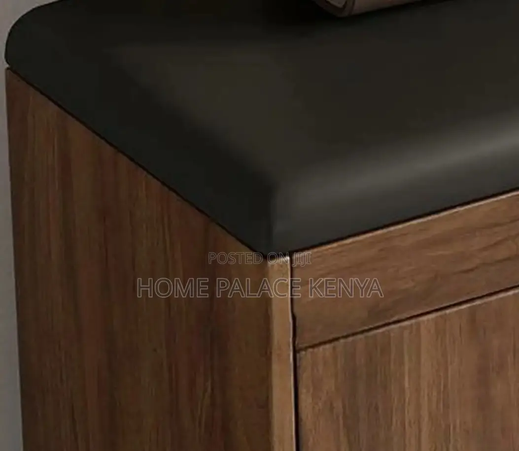 Entryway Rack: Decorative Shoe Placement Rack With Cushioned Top