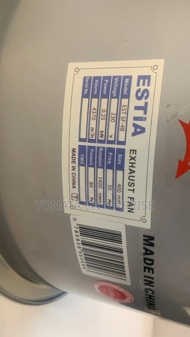 20" Heavy Duty Industrial Exhaust Fan - thumbnail 2