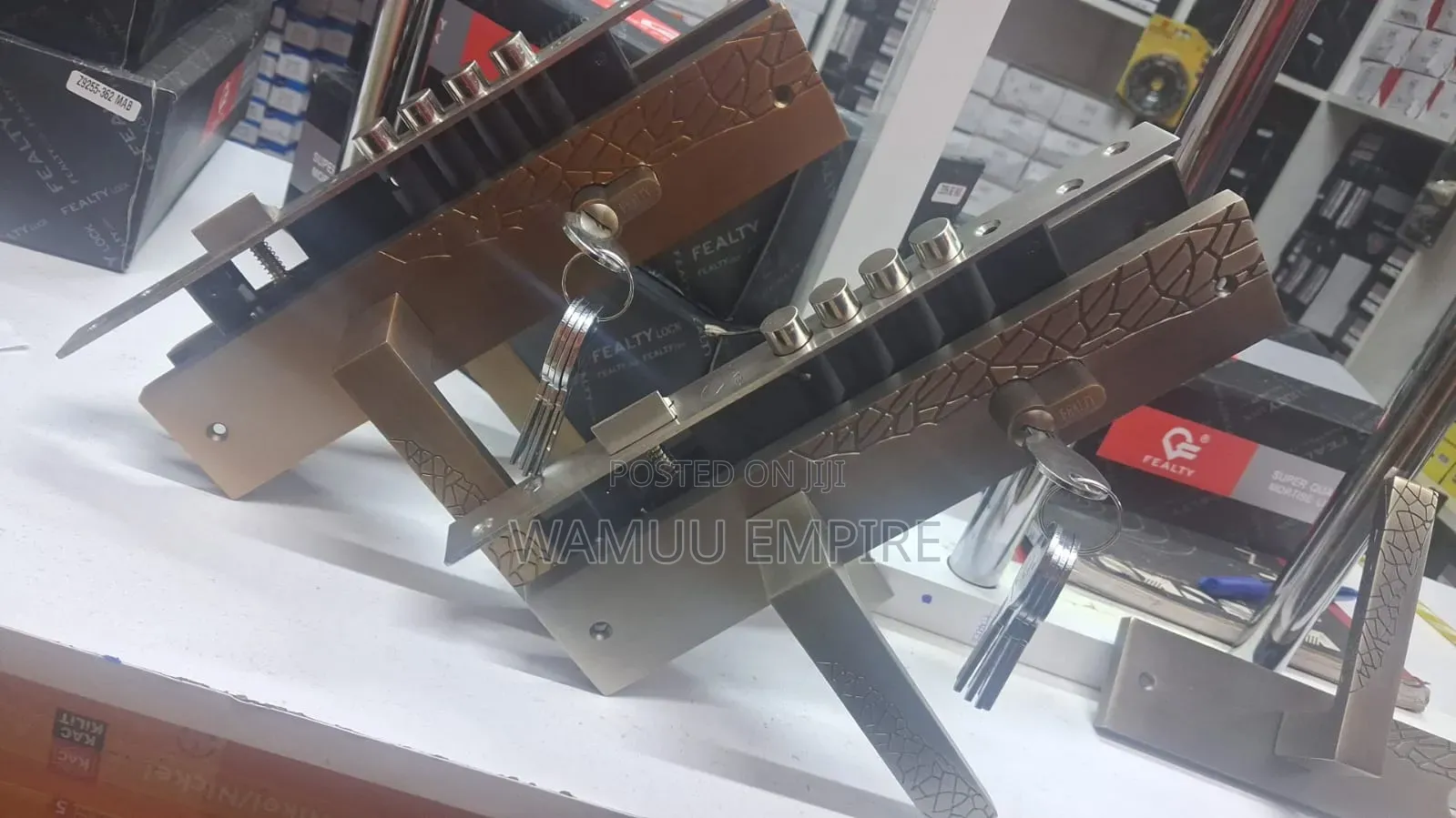 Fealty Heavy-Duty 4-Pin Mortise Door Lock.