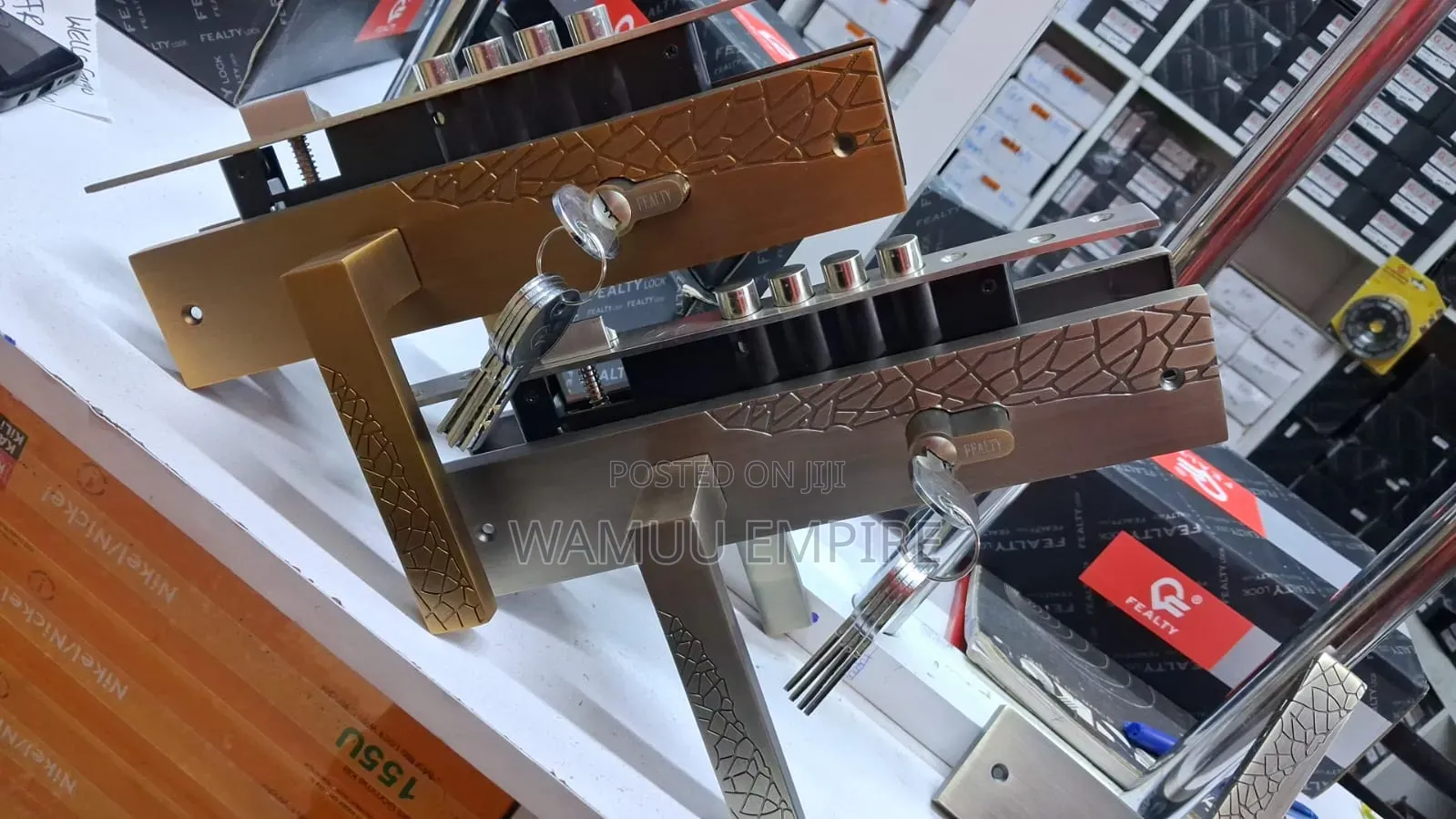 Fealty Heavy-Duty 4-Pin Mortise Door Lock.