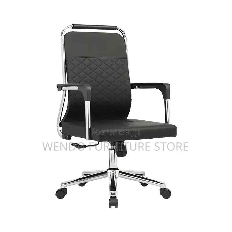 Office Chairs; Executive Office High Back Chair With Leather