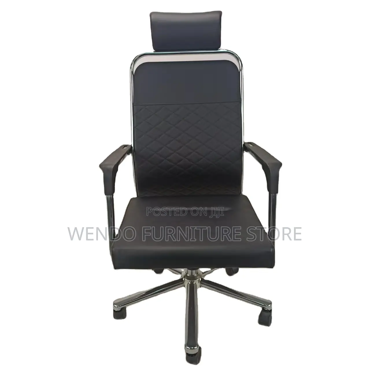 Office Chairs; Executive Office High Back Chair With Leather