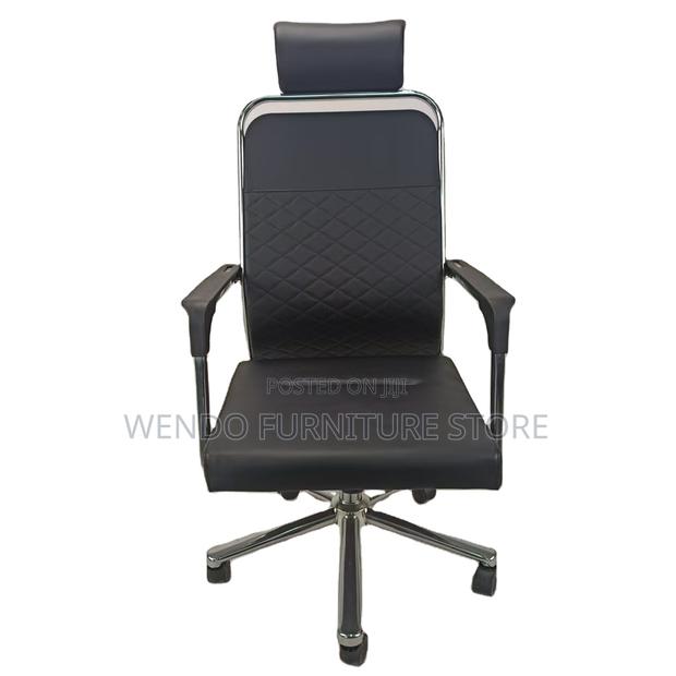 Office Chairs; Executive Office High Back Chair With Leather - thumbnail 6