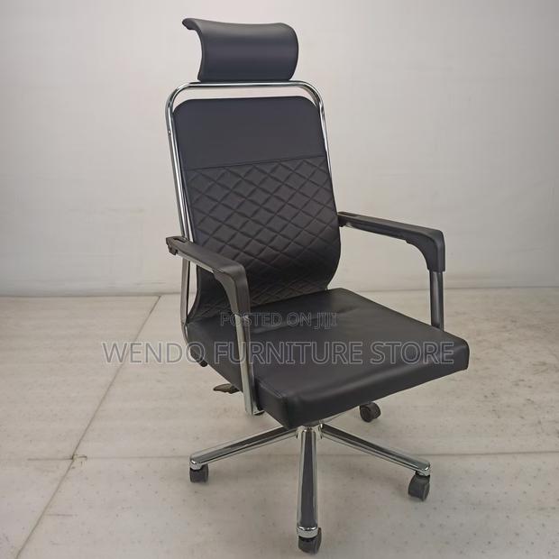 Office Chairs; Executive Office High Back Chair With Leather - thumbnail 8