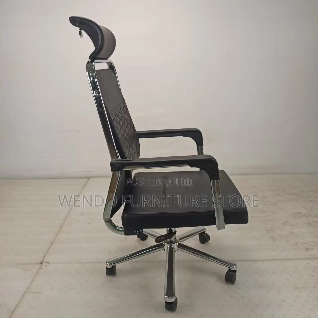 Office Chairs; Executive Office High Back Chair With Leather