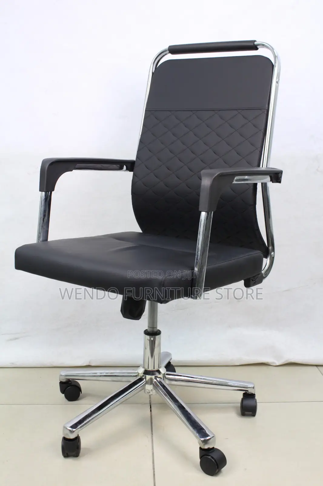 Office Chairs; Executive Office High Back Chair With Leather