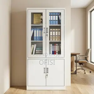 Office Cabinet; Modern Steel Storage Cabinet With Shelves