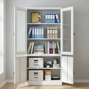 Office Cabinet; Modern Steel Storage Cabinet With Shelves