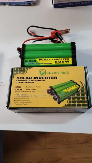 Solarmax 600W Power Inverter Converts 12V DC Battery Power Into 230V