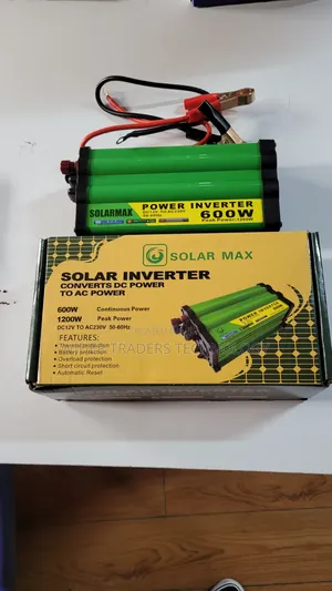 Solarmax 600W Power Inverter Converts 12V DC Battery Power Into 230V