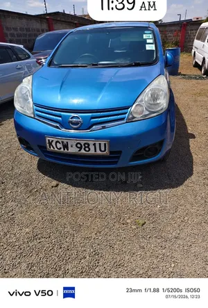 Nissan Note 2012 Blue