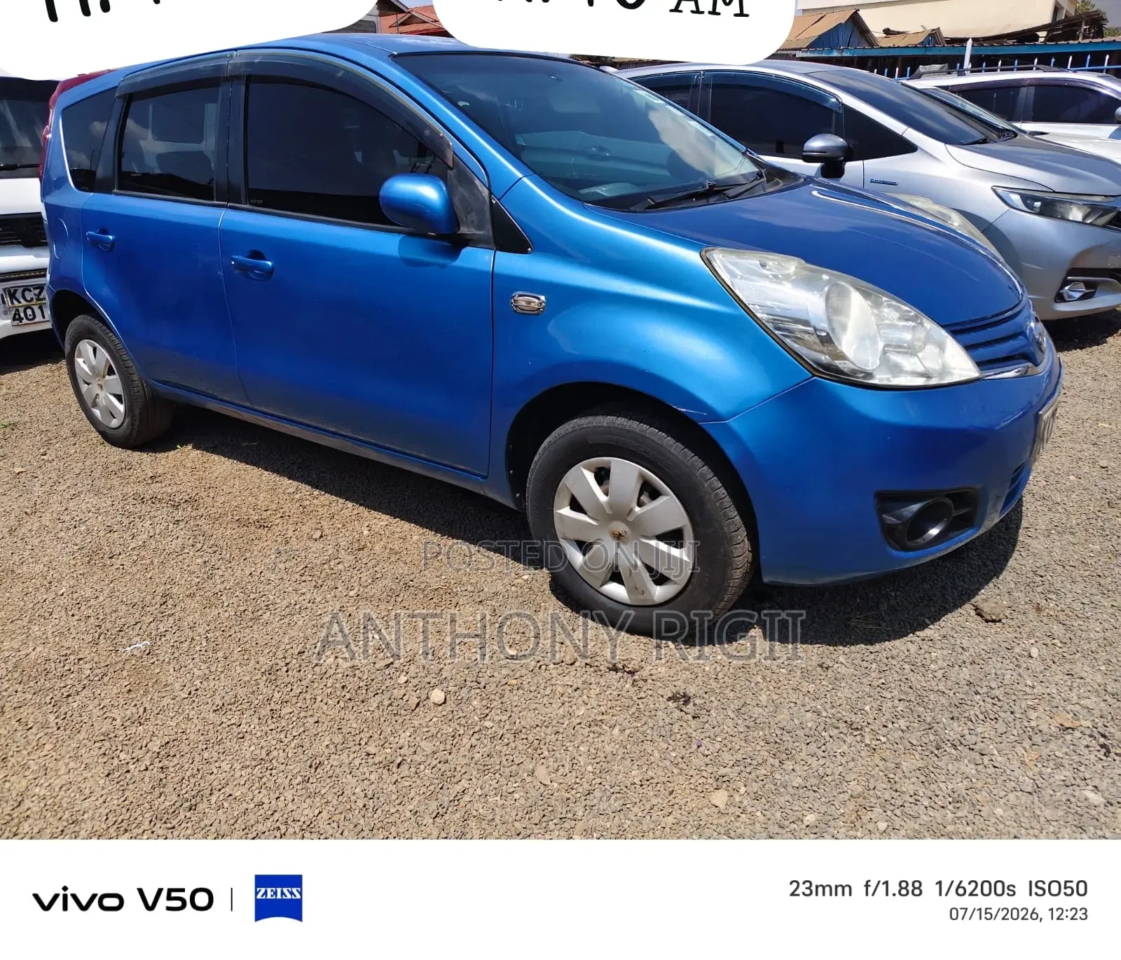 Nissan Note 2012 Blue