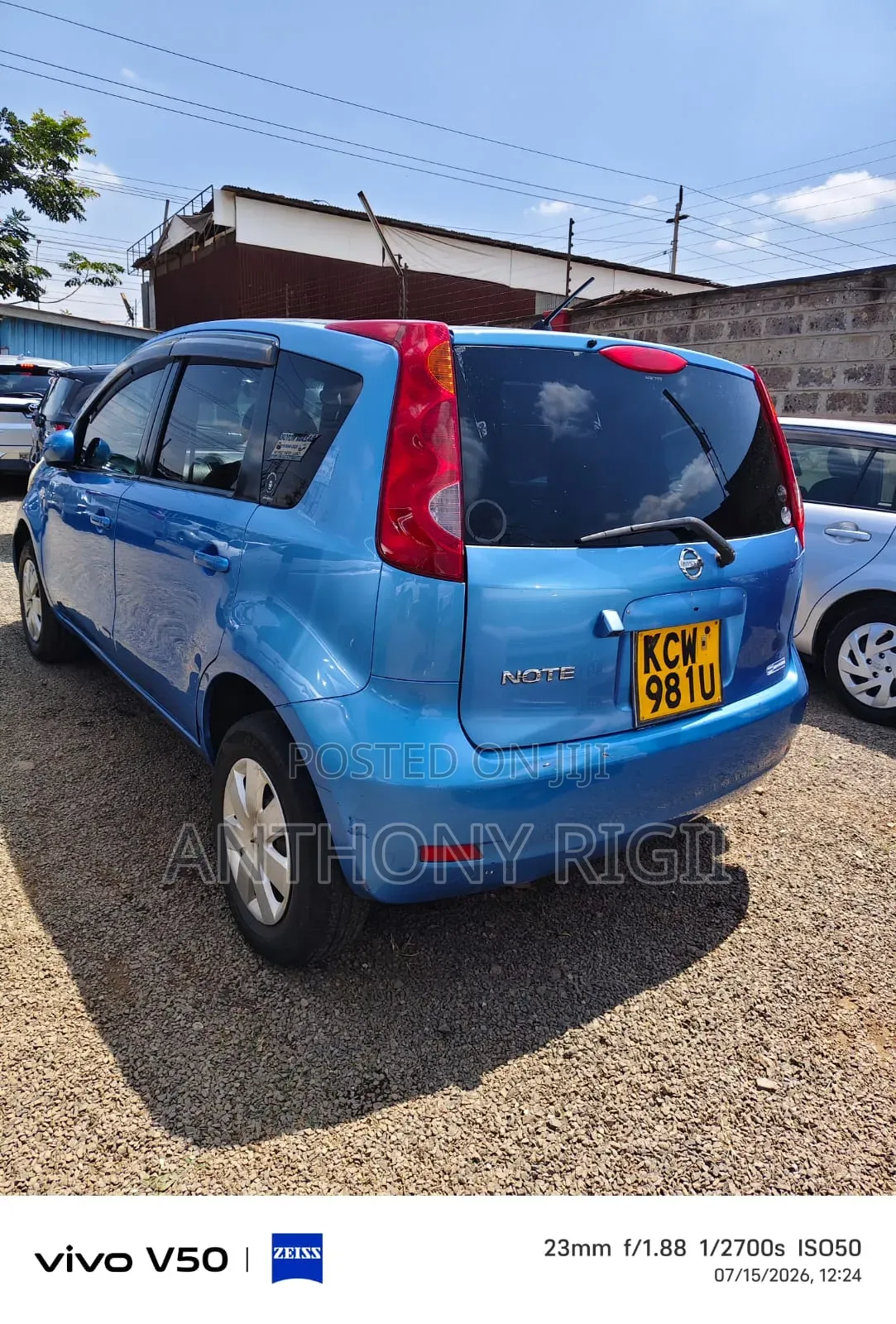 Nissan Note 2012 Blue