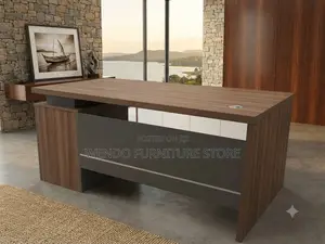 Office Desk; 1.4 Meters Executive High Wooden Office Desk